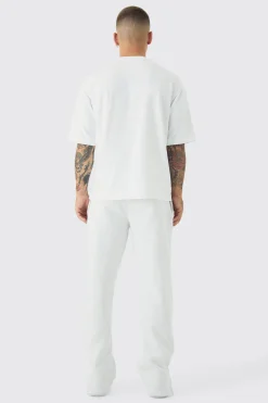 330GSM Split Hem Jogger | BoohooMAN UK