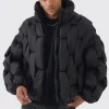 Hand Weft Padded Puffer | BoohooMAN UK