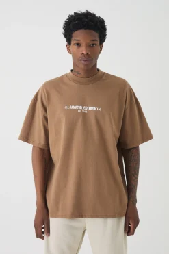 Heavyweight Limited Oversized T-shirt | BoohooMAN UK