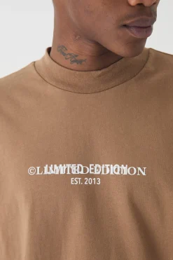Heavyweight Limited Oversized T-shirt | BoohooMAN UK