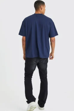 Heavyweight Oversized T-shirt | BoohooMAN UK