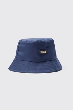 High Shine Satin Bucket Hat | BoohooMAN UK