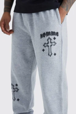 Homme Graphic Jogger | BoohooMAN UK