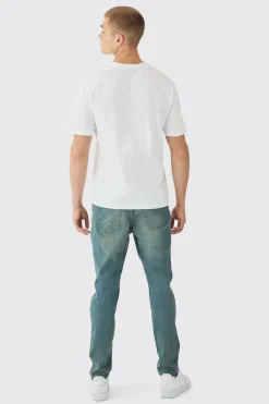 Homme Landscape Print T-Shirt | BoohooMAN UK
