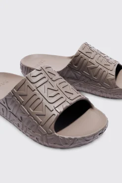 Inflated Bm Moulded Slider | BoohooMAN UK