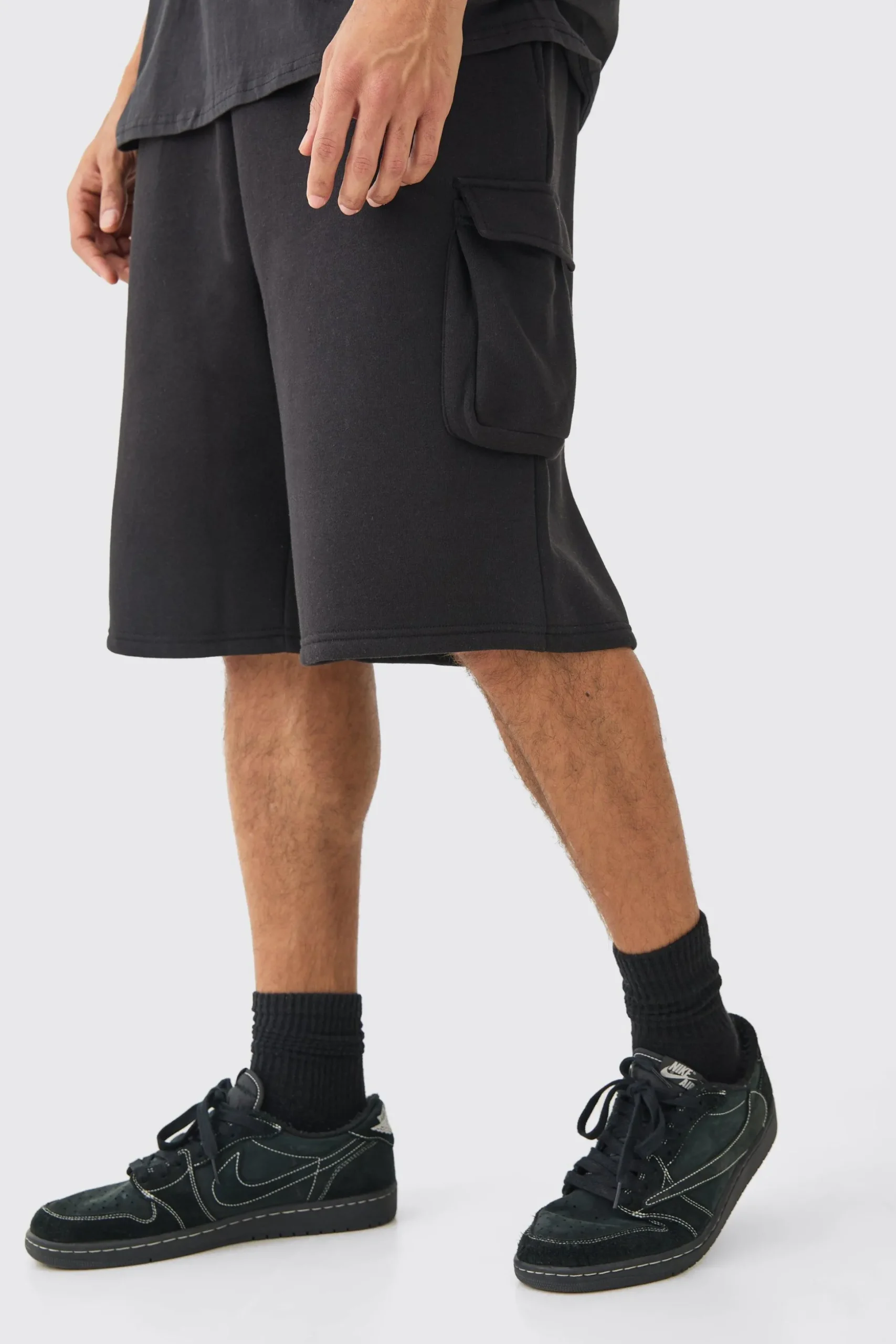 Jersey Cargo Jort | BoohooMAN UK