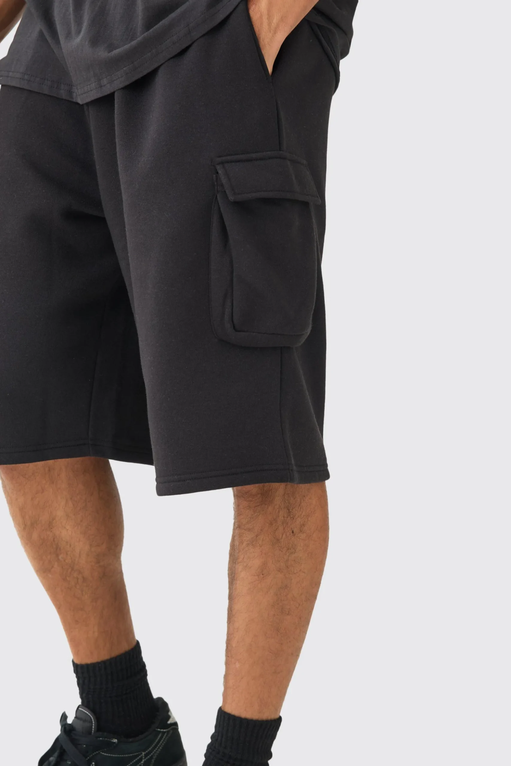Jersey Cargo Jort | BoohooMAN UK