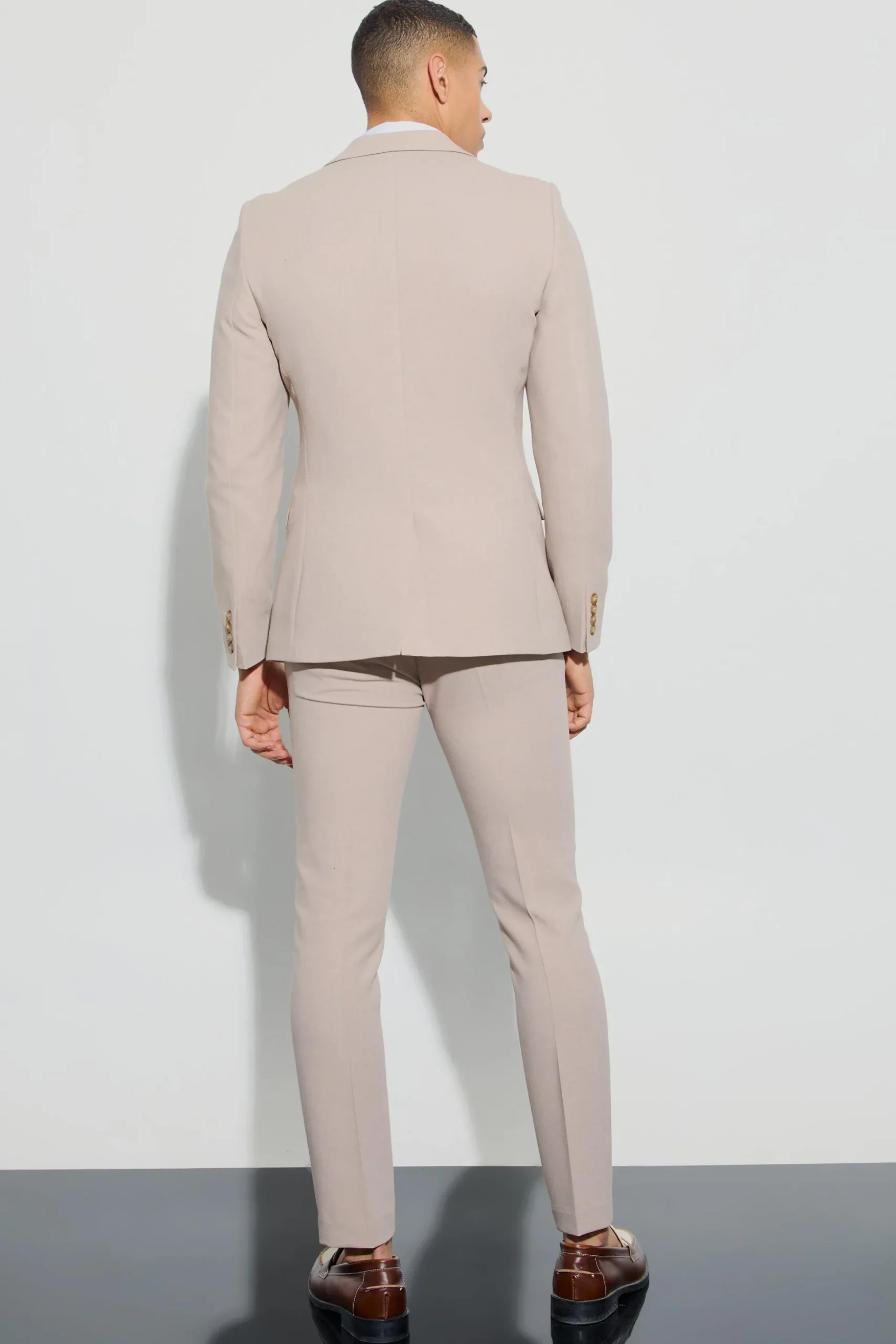 Jersey Skinny Single Breasted Suit Jacket | BoohooMAN UK