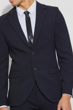 Jersey Skinny Single Breasted Suit Jacket | BoohooMAN UK