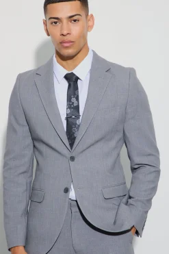 Jersey Skinny Single Breasted Suit Jacket | BoohooMAN UK