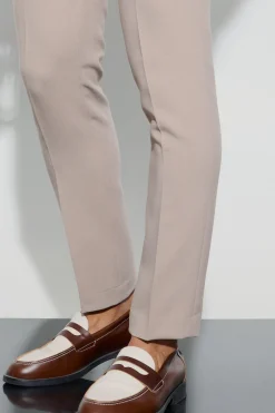 Jersey Skinny Suit Trousers | BoohooMAN UK