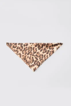 Leopard Satin Scarf | BoohooMAN UK