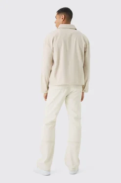 Lightweight Oversized Brushed Overshirt | BoohooMAN UK