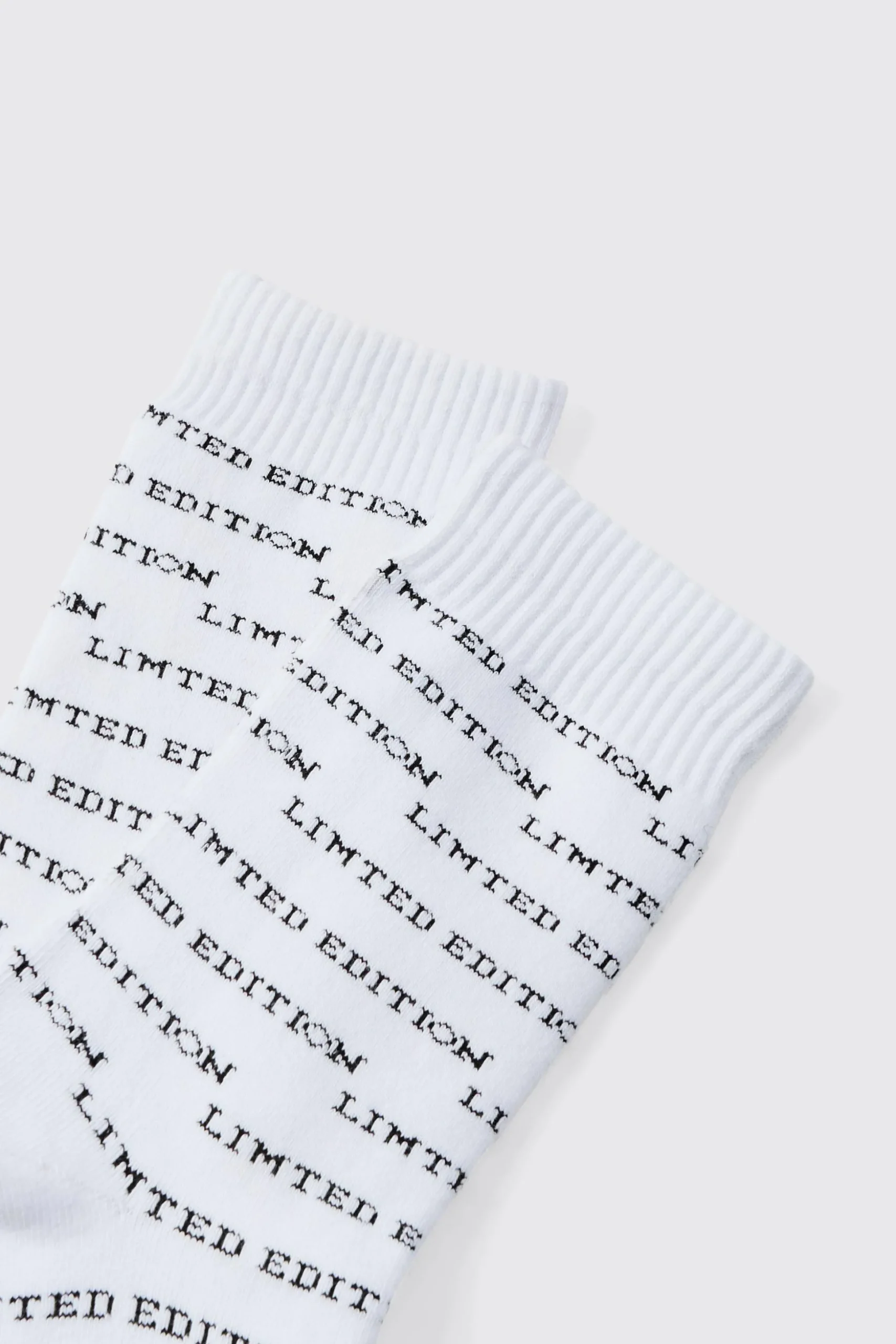 Limited Edition Embroidered Sports Socks | BoohooMAN UK