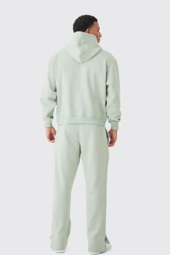 Limited Edition Oversized Boxy Split Hem Tracksuit | BoohooMAN UK