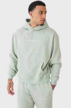 Limited Edition Oversized Boxy Split Hem Tracksuit | BoohooMAN UK