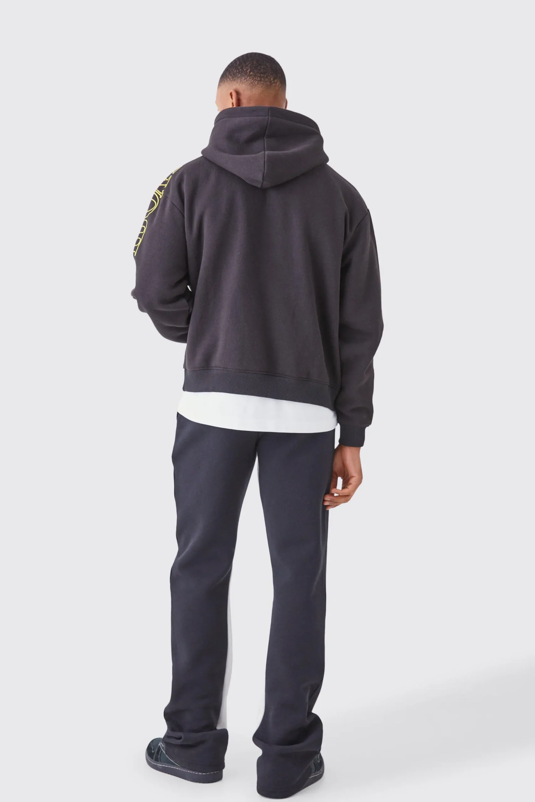 Limited Edition Stacked Gusset Joggers | BoohooMAN UK