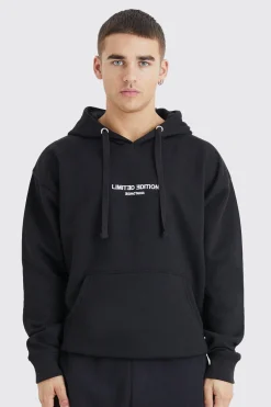 Limited Oversized Heavyweight Hoodie | BoohooMAN UK