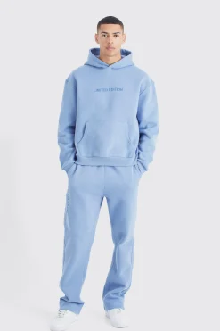 Limited Oversized Hooded Gusset Tracksuit | BoohooMAN UK