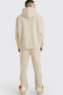 Limited Oversized Hooded Gusset Tracksuit | BoohooMAN UK