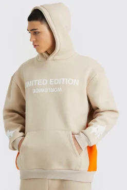 Limited Oversized Hooded Gusset Tracksuit | BoohooMAN UK