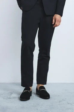 Linen Blend Tailored Trousers | BoohooMAN UK