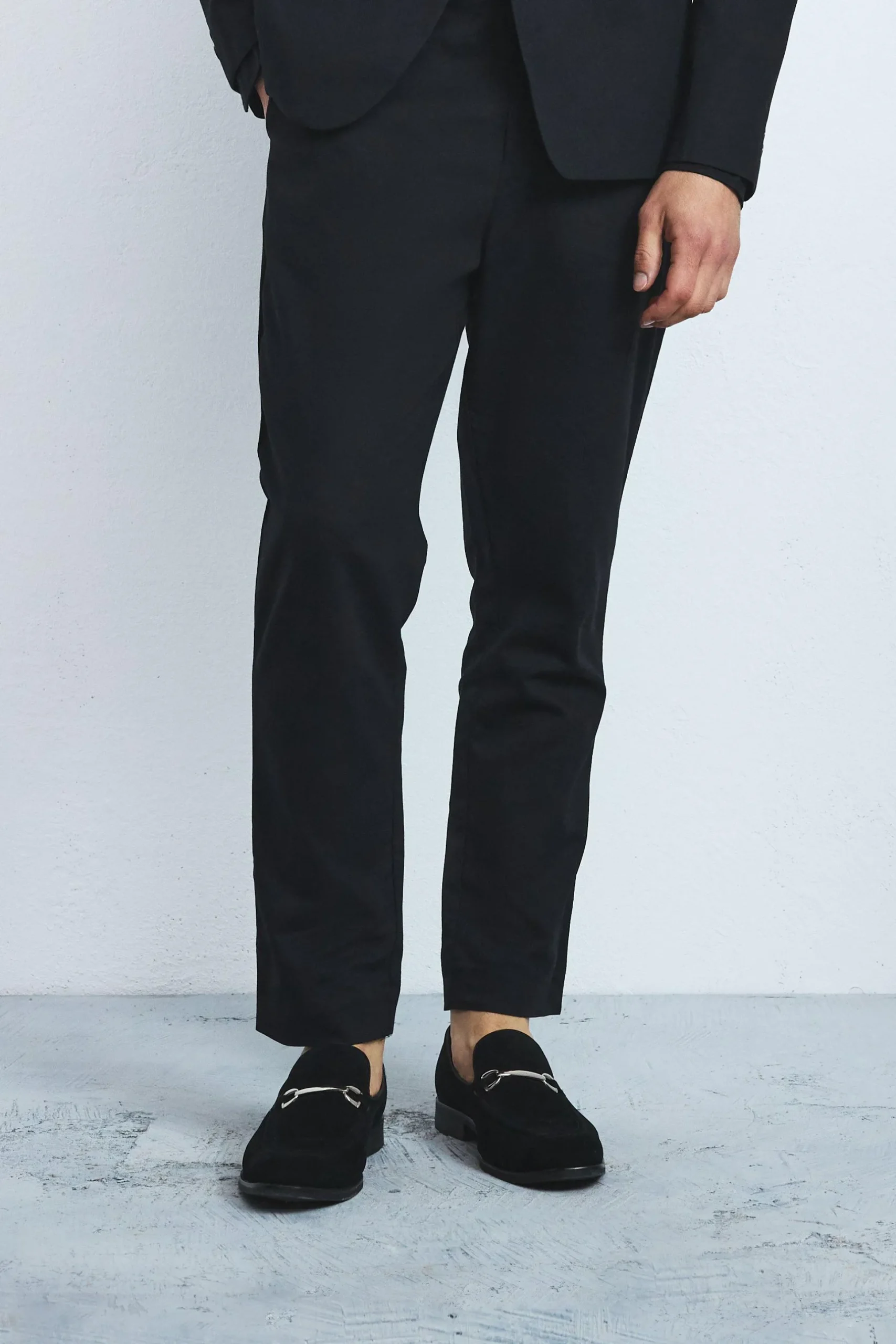 Linen Blend Tailored Trousers | BoohooMAN UK