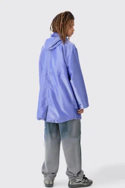 Liquid Metallic Parka | BoohooMAN UK