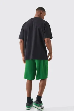 Long Length Los Angeles Basketball Short | BoohooMAN UK