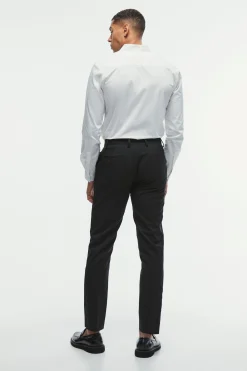Long Sleeve Stretch Fit Shirt | BoohooMAN UK