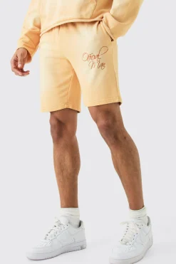 Loose Acid Wash Graphic Shorts | BoohooMAN UK