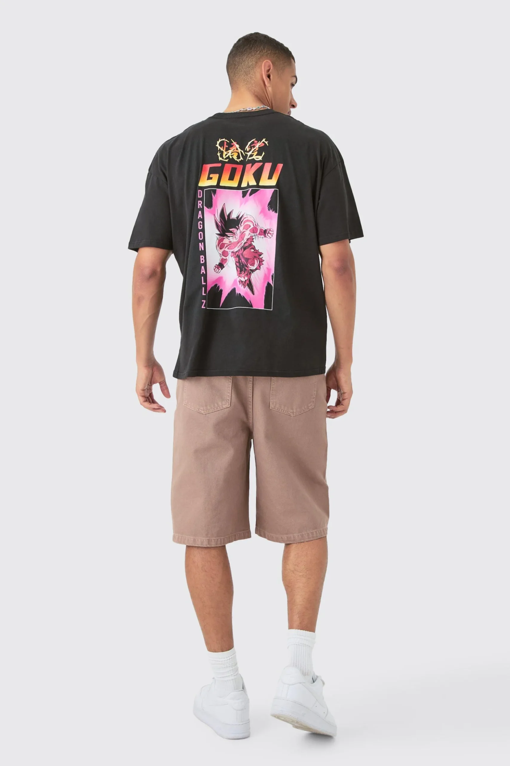 Loose Dragon Ball Z Anime License T-shirt | BoohooMAN UK