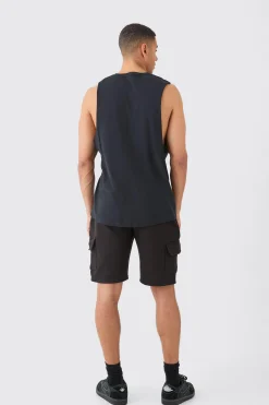 Loose Fit Cargo Short | BoohooMAN UK