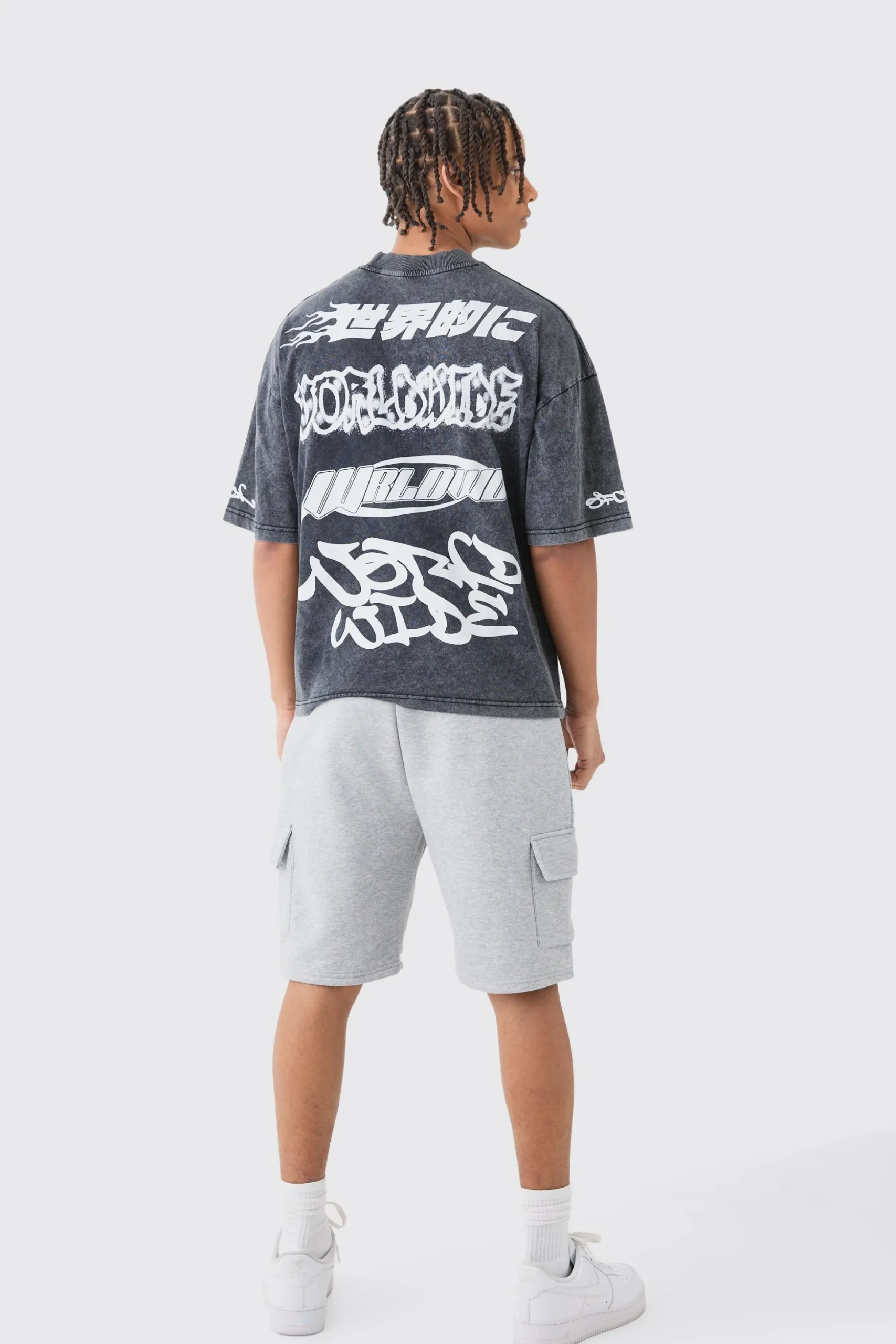 Loose Fit Cargo Short | BoohooMAN UK