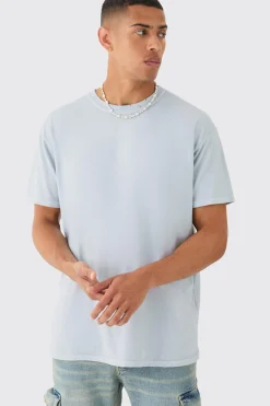 Loose Fit Distressed Wash T-shirt | BoohooMAN UK