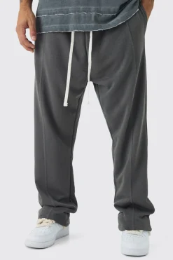 Loose Fit Drop Crotch Loopback Jogger | BoohooMAN UK