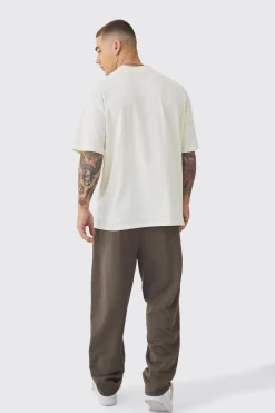 Loose Fit Drop Crotch Loopback Jogger | BoohooMAN UK