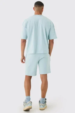 Loose Fit Graffiti Printed Jersey Shorts | BoohooMAN UK