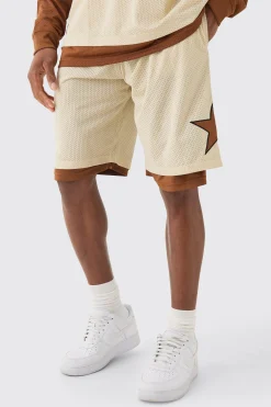 Loose Fit Layered Basketball Short | BoohooMAN UK