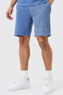 Loose Fit Man Official Splice Mesh Short | BoohooMAN UK