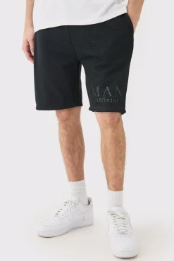 Loose Fit Man Official Splice Mesh Short | BoohooMAN UK