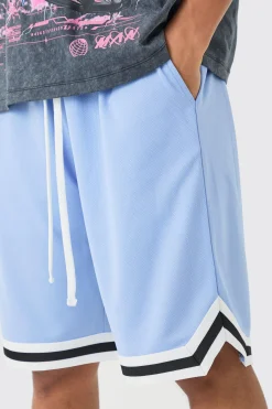 Loose Fit Mesh Basketball Short | BoohooMAN UK