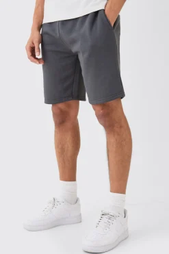 Loose Fit Mid Length Basic Shorts | BoohooMAN UK