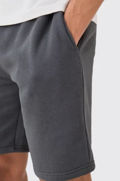 Loose Fit Mid Length Basic Shorts | BoohooMAN UK