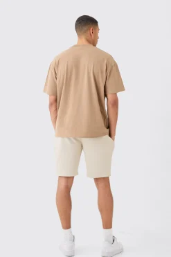 Loose Fit Mid Length Basic Shorts | BoohooMAN UK