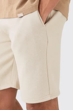 Loose Fit Mid Length Basic Shorts | BoohooMAN UK