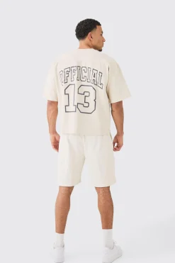 Loose Fit Mid Length Heavyweight Short | BoohooMAN UK