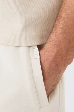 Loose Fit Mid Length Heavyweight Short | BoohooMAN UK