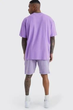 Loose Fit Overdyed Homme Print Short | BoohooMAN UK