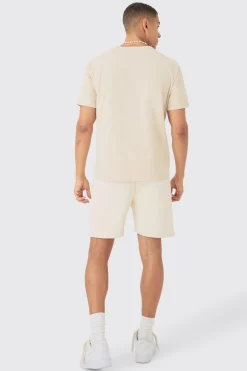Loose Fit Short Length Baroque Embroidered Shorts | BoohooMAN UK